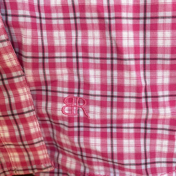 Banana Republic cotton button down plaid shirt - Picture 4 of 6